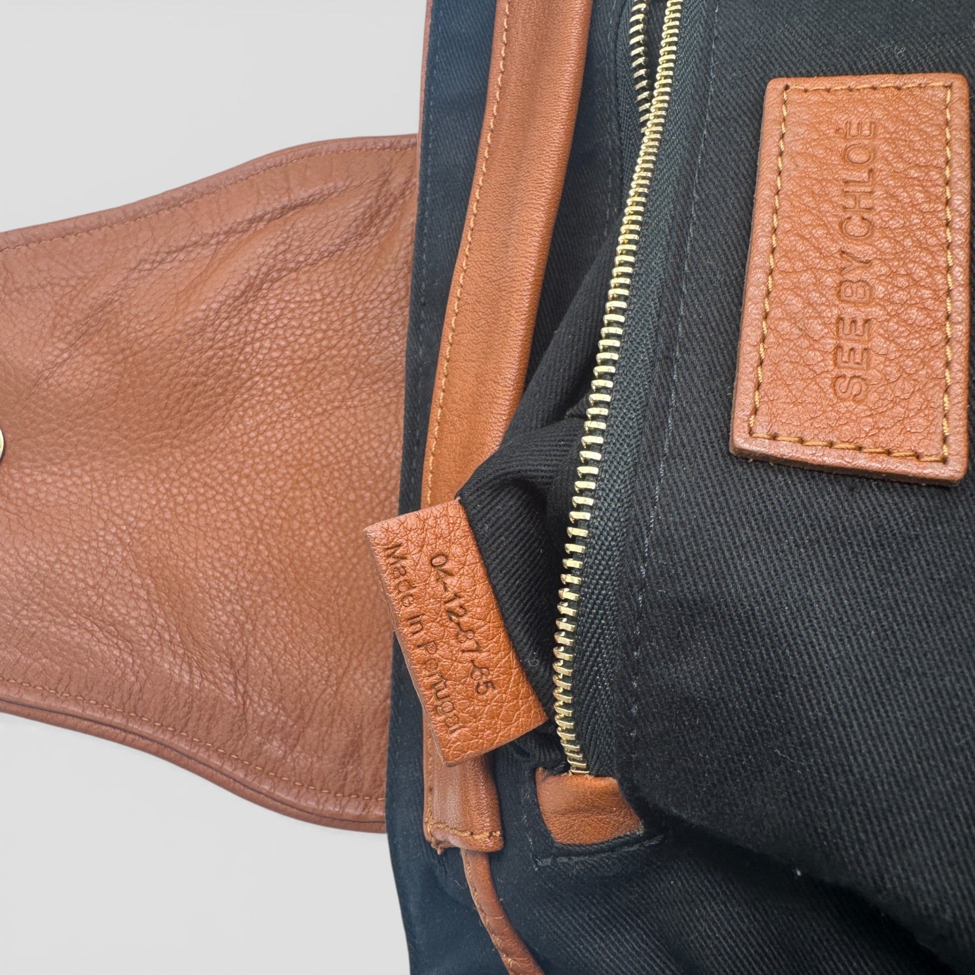 Vintage See by Chloé Brown Leather Shoulder Bag - Thanks it's Vintage