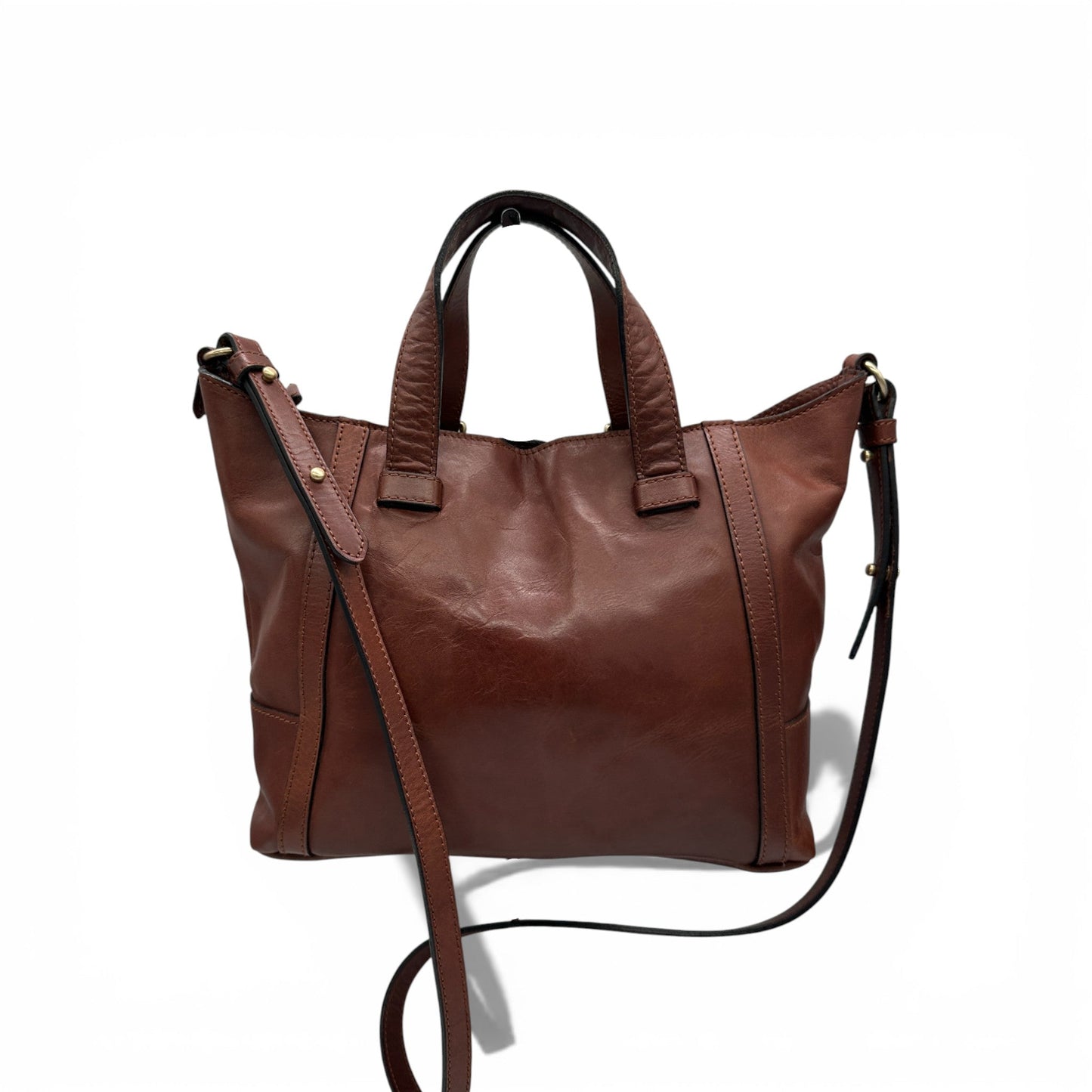 Vintage See by Chloé Brown Leather Tassel Handbag - Thanks it's Vintage