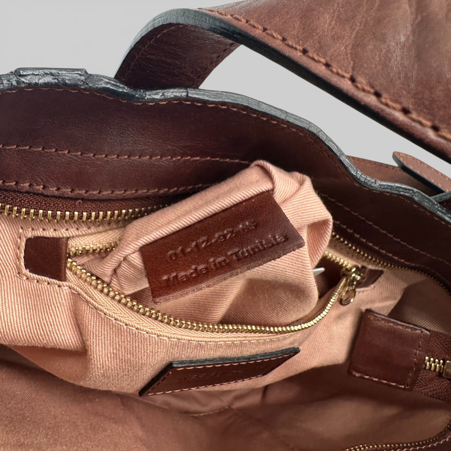 Vintage See by Chloé Brown Leather Tassel Handbag - Thanks it's Vintage