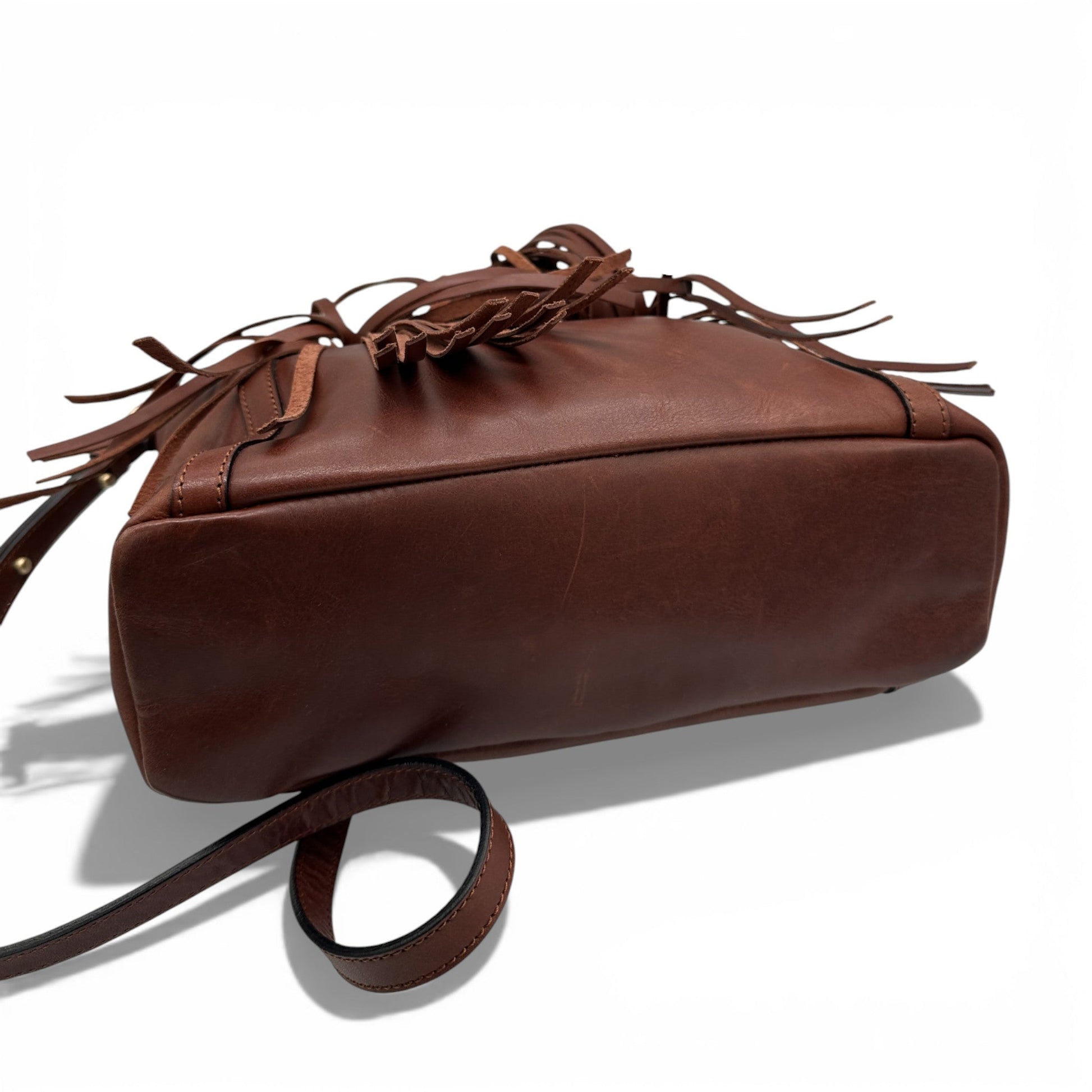 Vintage See by Chloé Brown Leather Tassel Handbag - Thanks it's Vintage