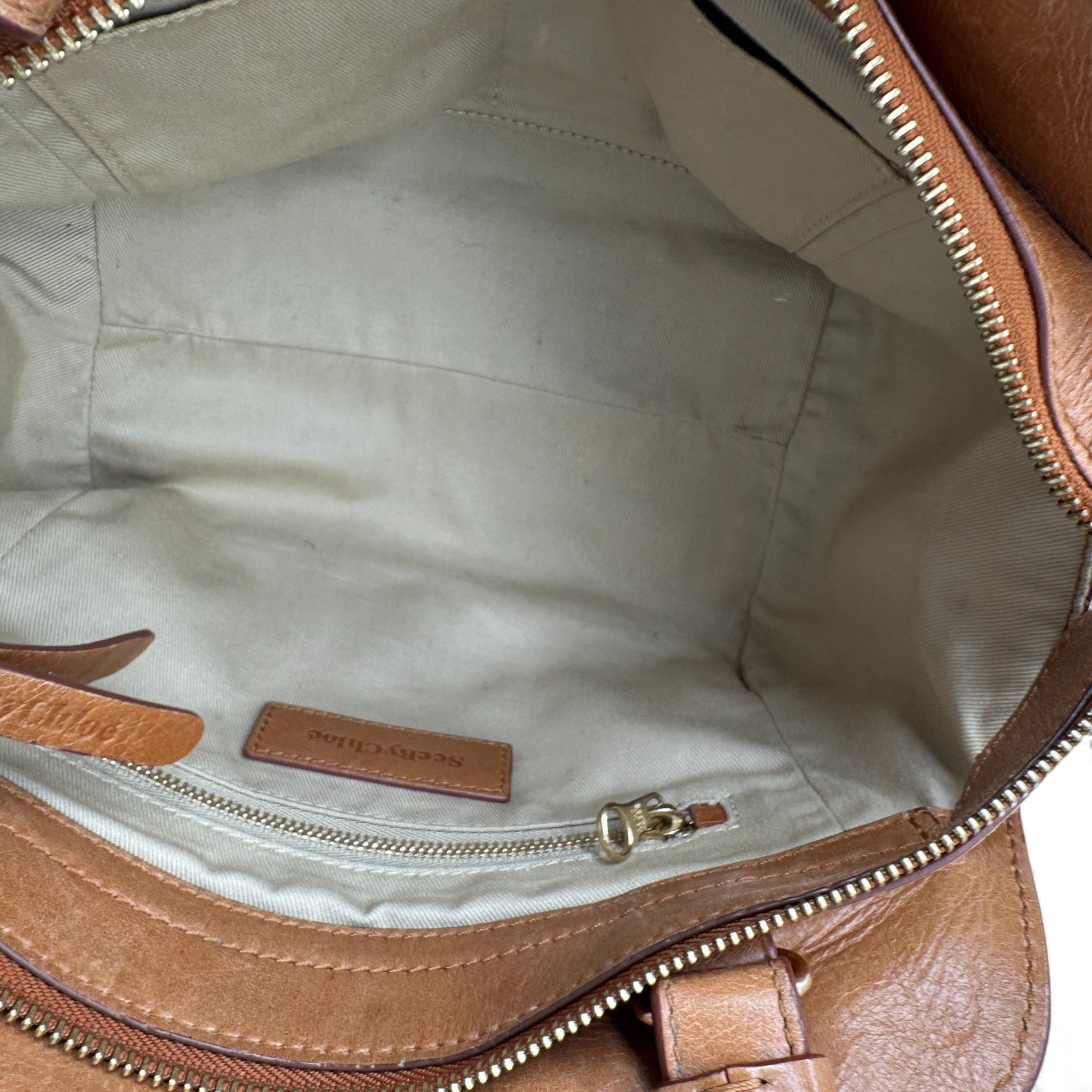 Vintage See by Chloé Paige Tote Handle 2 - Way Handbag - Thanks it's Vintage