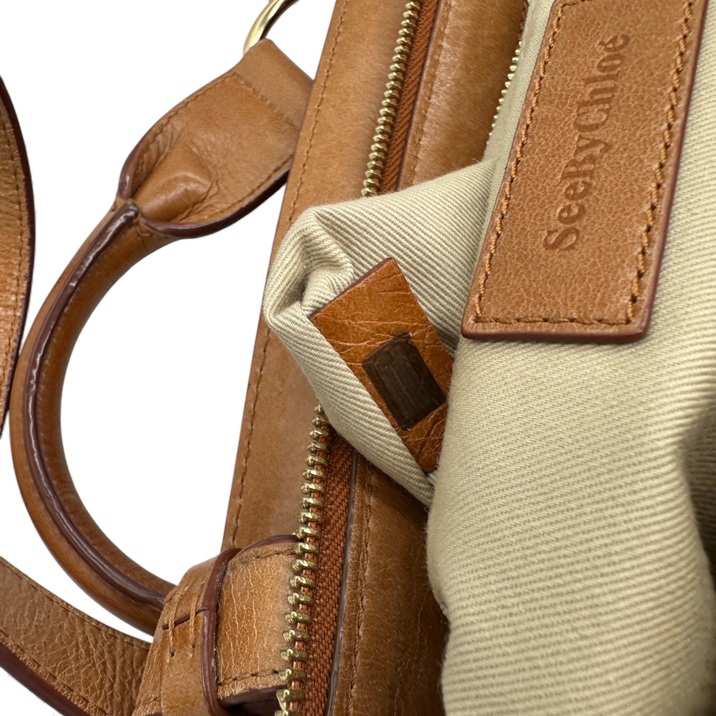 Vintage See by Chloé Paige Tote Handle 2 - Way Handbag - Thanks it's Vintage