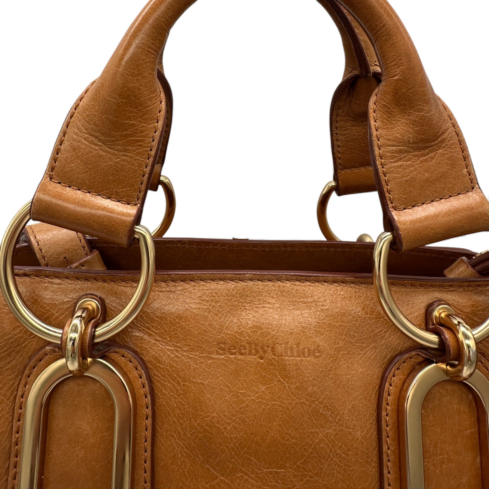 Vintage See by Chloé Paige Tote Handle 2 - Way Handbag - Thanks it's Vintage