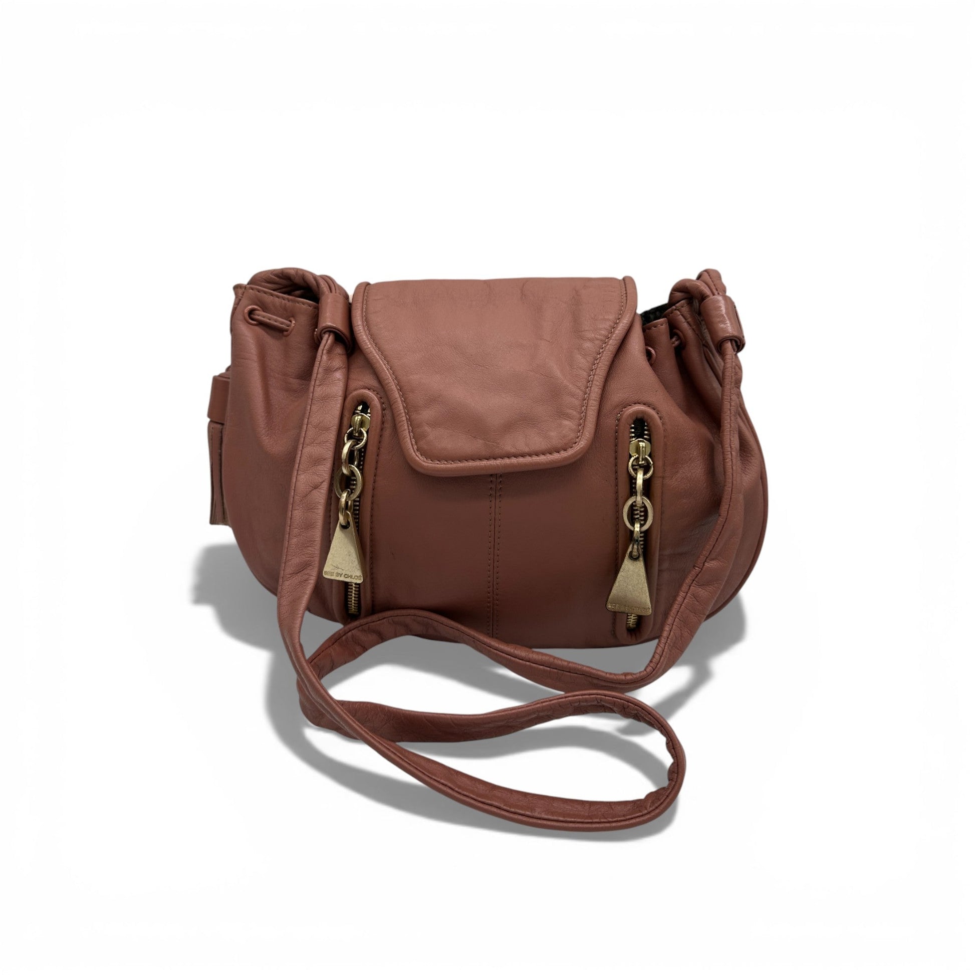 Vintage See by Chloé Pink Leather Crossbody Bag - Thanks it's Vintage