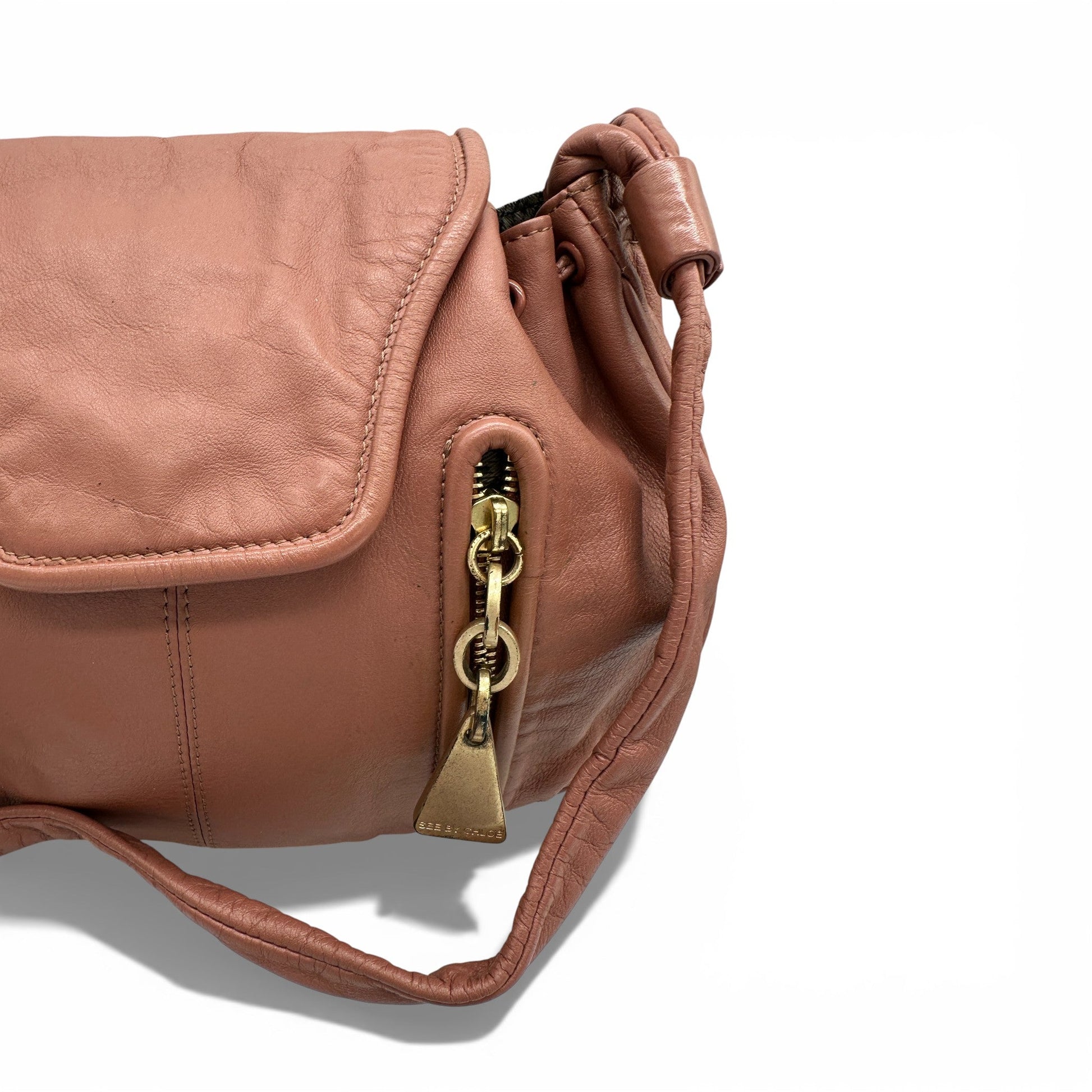 Vintage See by Chloé Pink Leather Crossbody Bag - Thanks it's Vintage